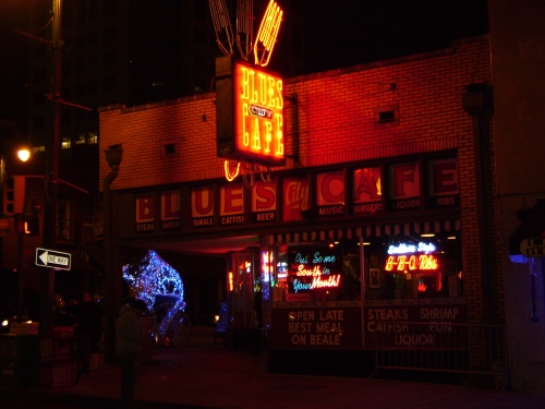 Blues City Cafe on Beale Street. By Jenise Erwin 